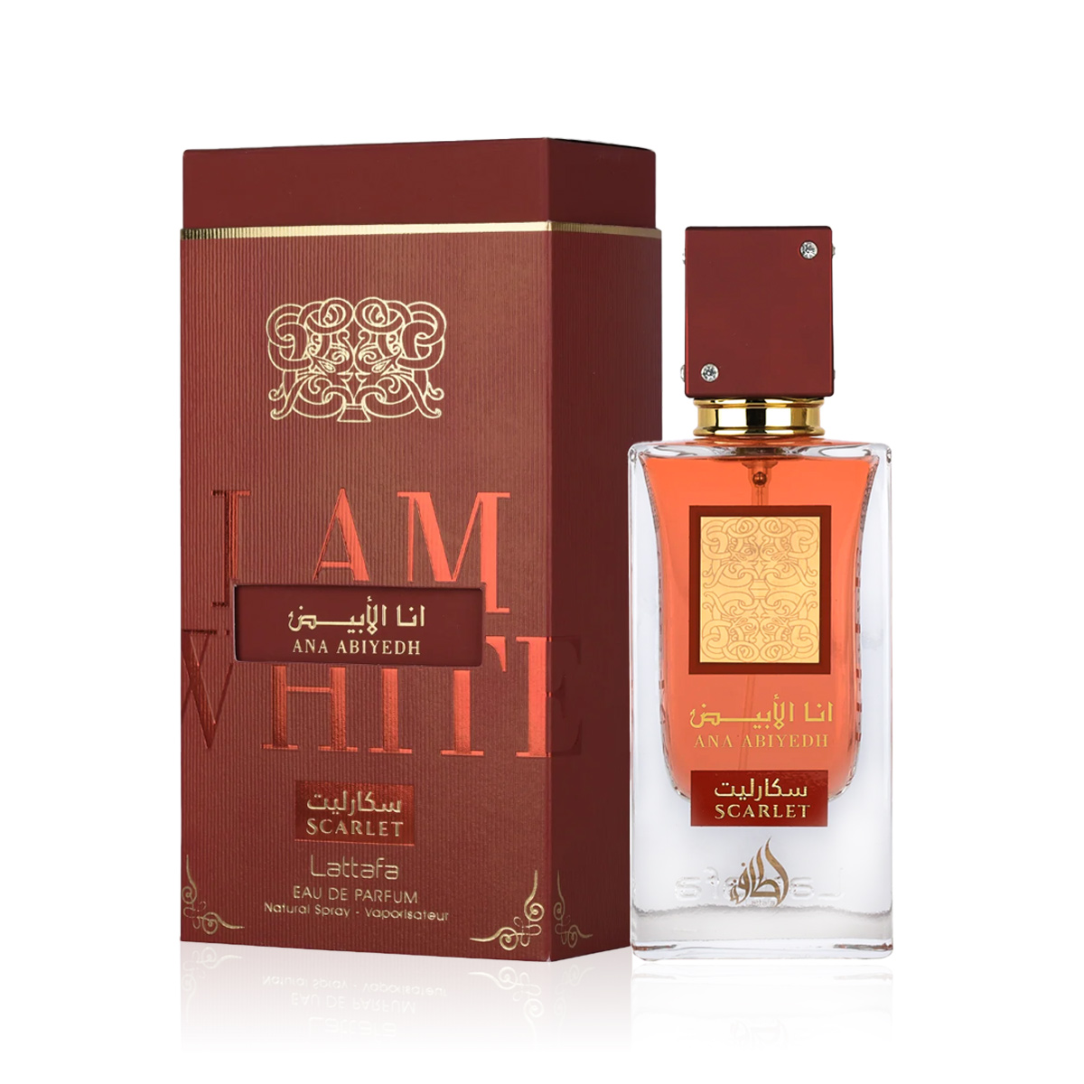 Lattafa Ana Abiyedh Scarlet 60ml kvepalai Moterims EDP