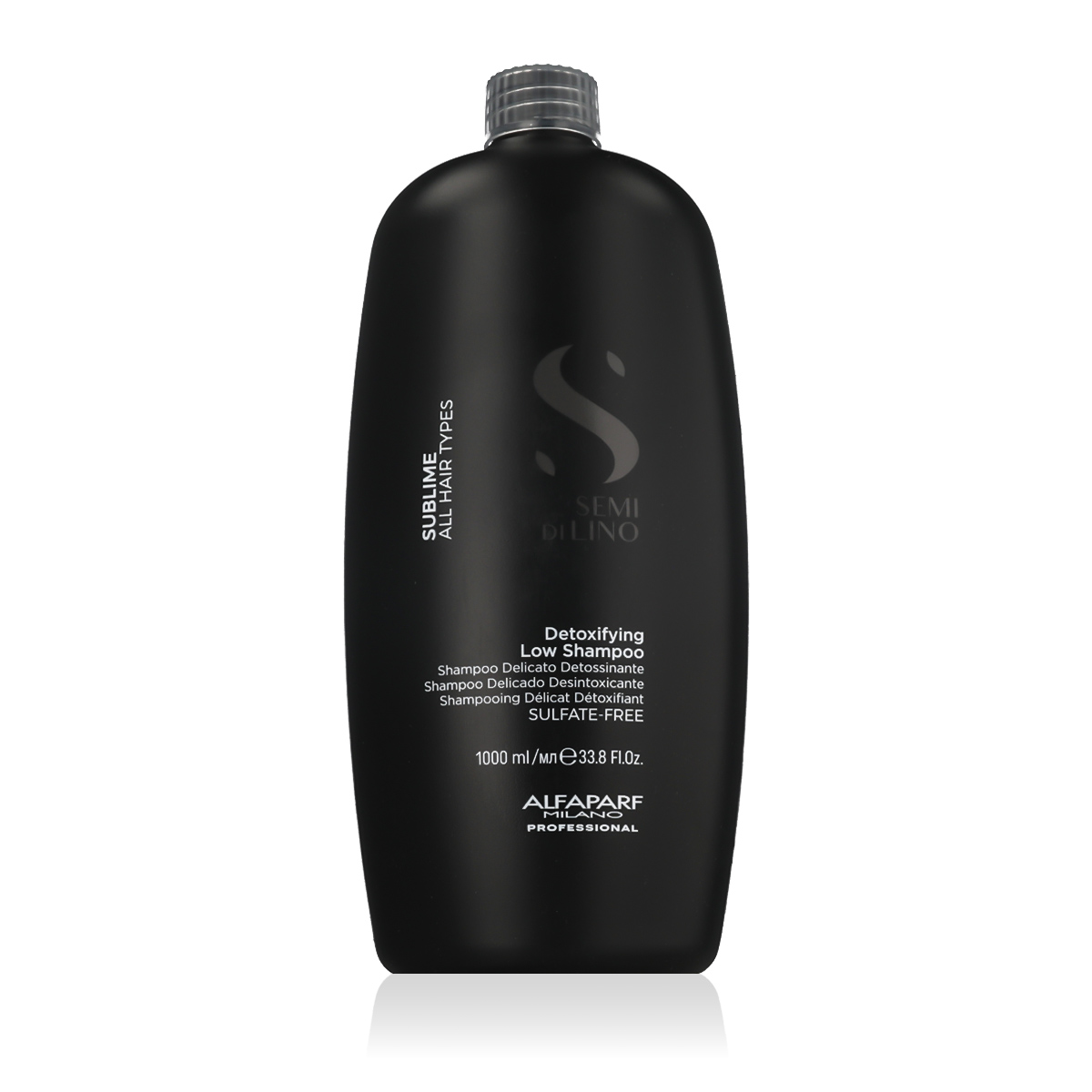 Alfaparf Milano Semi Di Lino Sublime Detoxifying Low Shampoo Plaukų &scaron;ampūnas Plaukų priežiūra Moterims