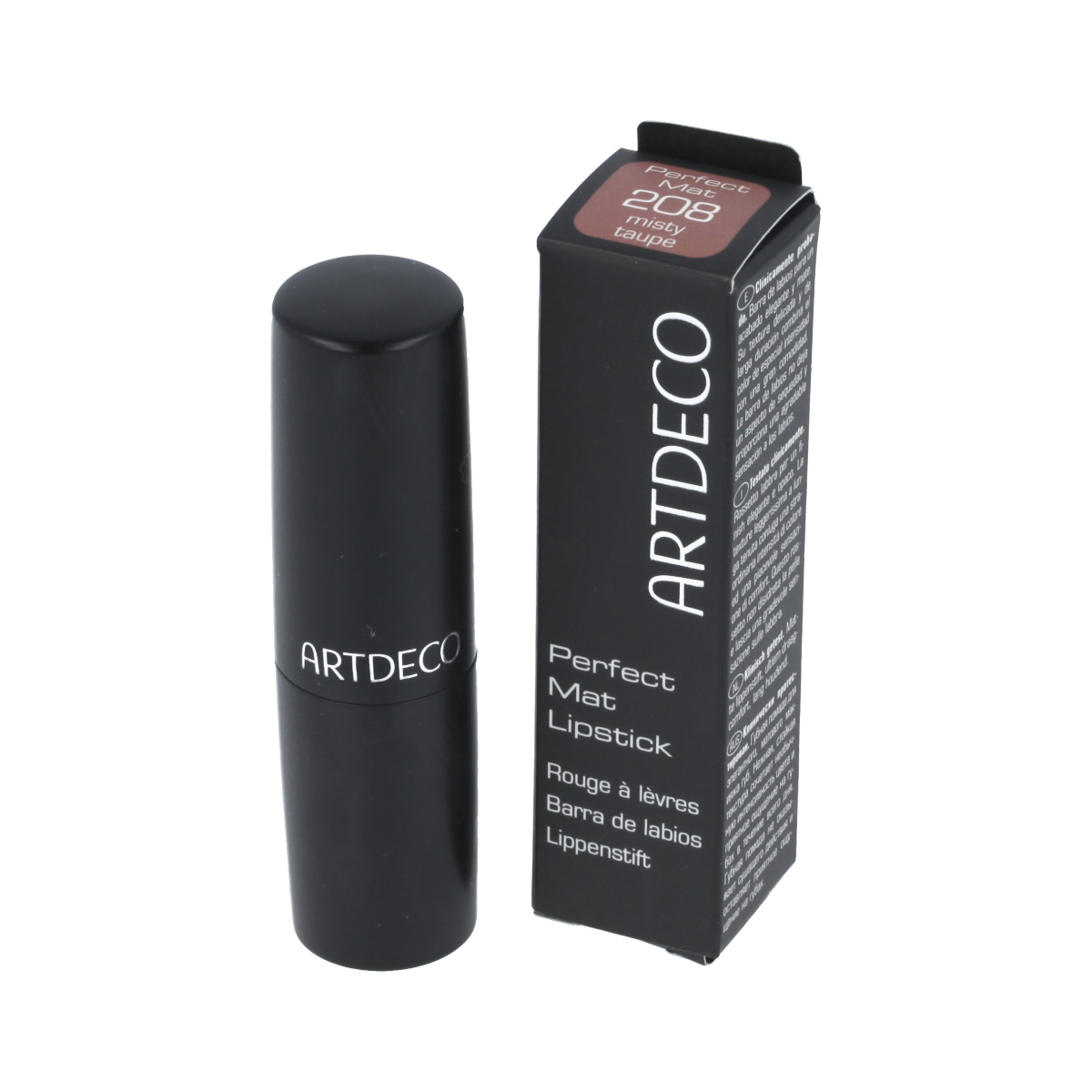 Artdeco , Perfect Mat, Matte, Cream Lipstick, 208, Misty Taupe, Lūpdažis Moterims