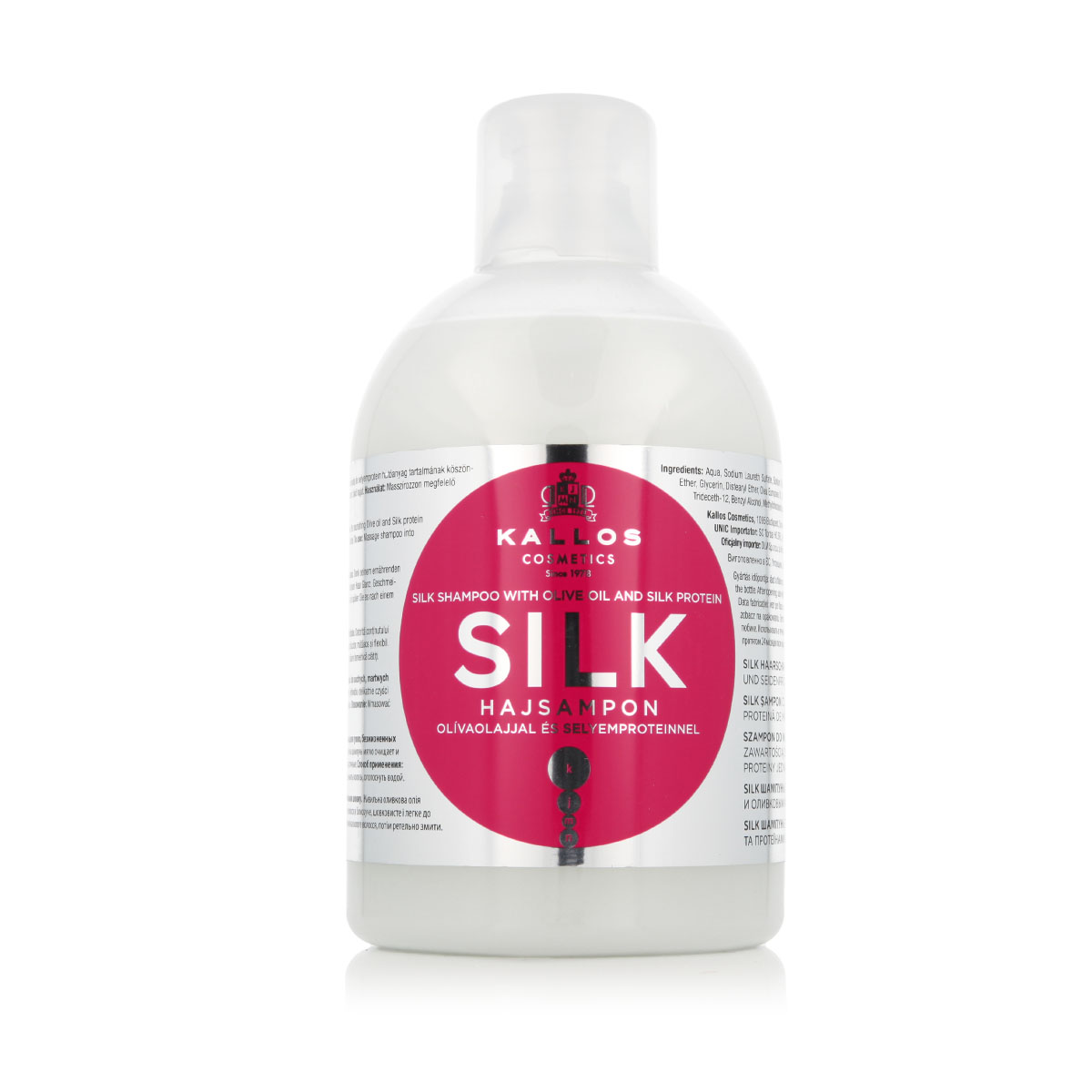 Kallos Cosmetics Silk 1000ml &scaron;ampūnas