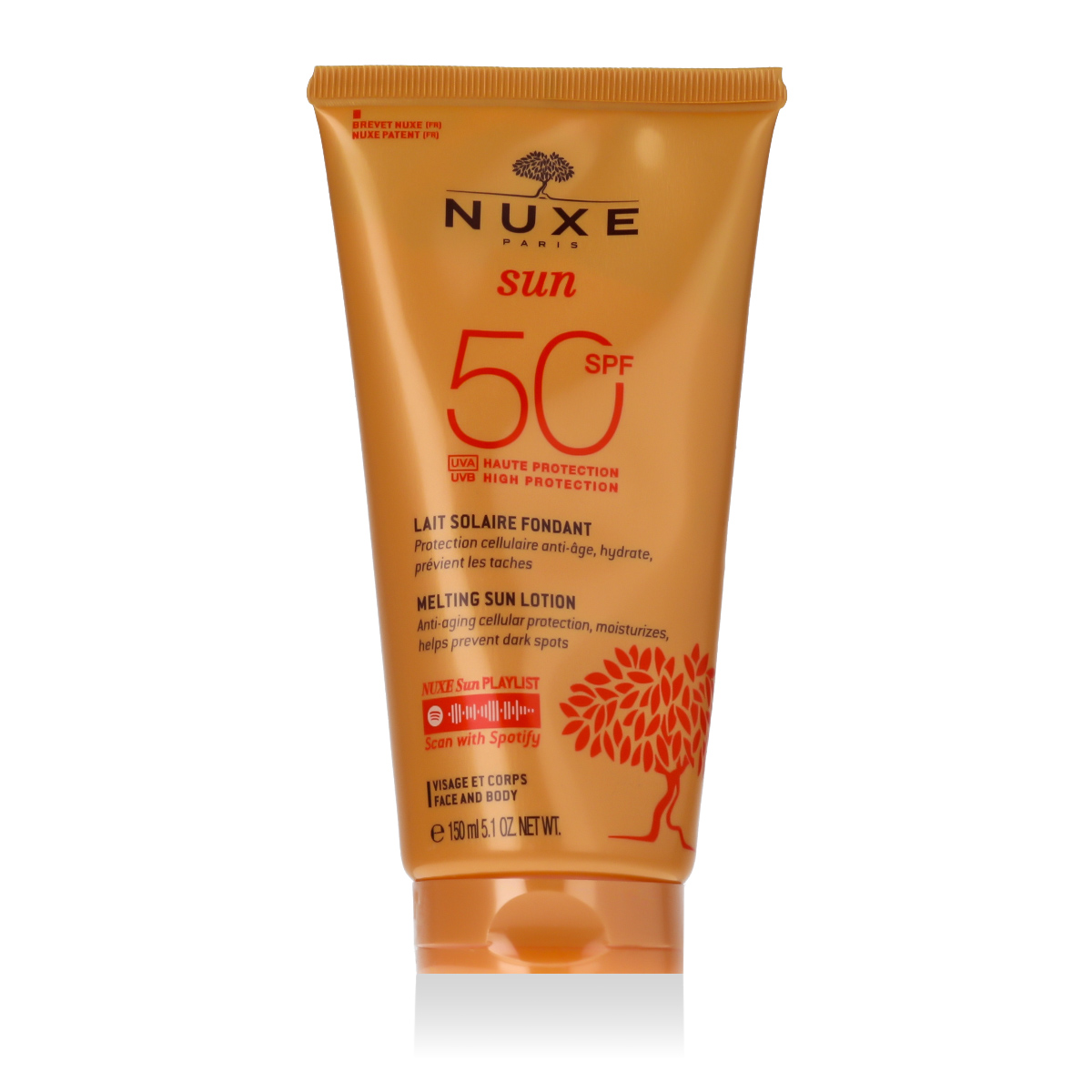 Nuxe Sun High Protection Melting Lotion Kūno losjonas nuo saulės Apsauginė priemonė nuo saulės Moterims