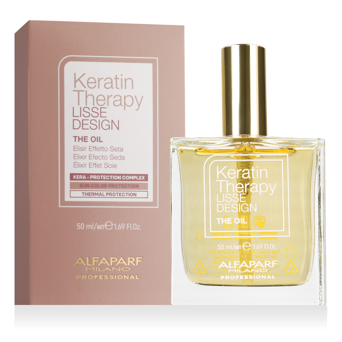AlfaParf Milano Keratin Therapy Lisse Design 50ml plaukų aliejus