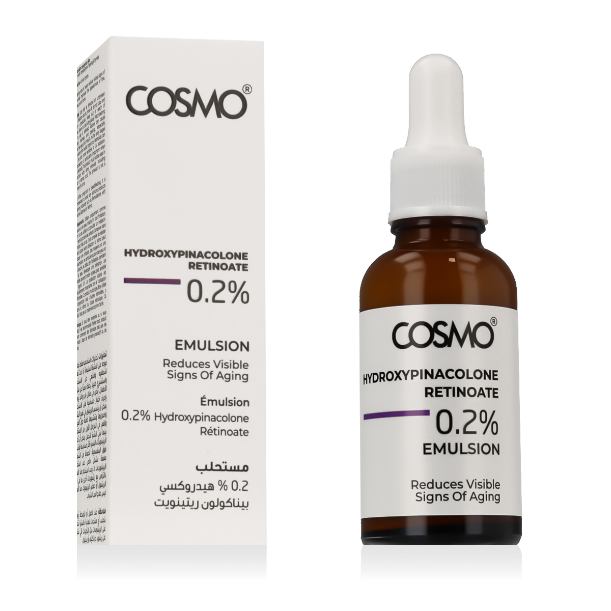 COSMO ADVANCED Emulsion 30ml Veido serumas