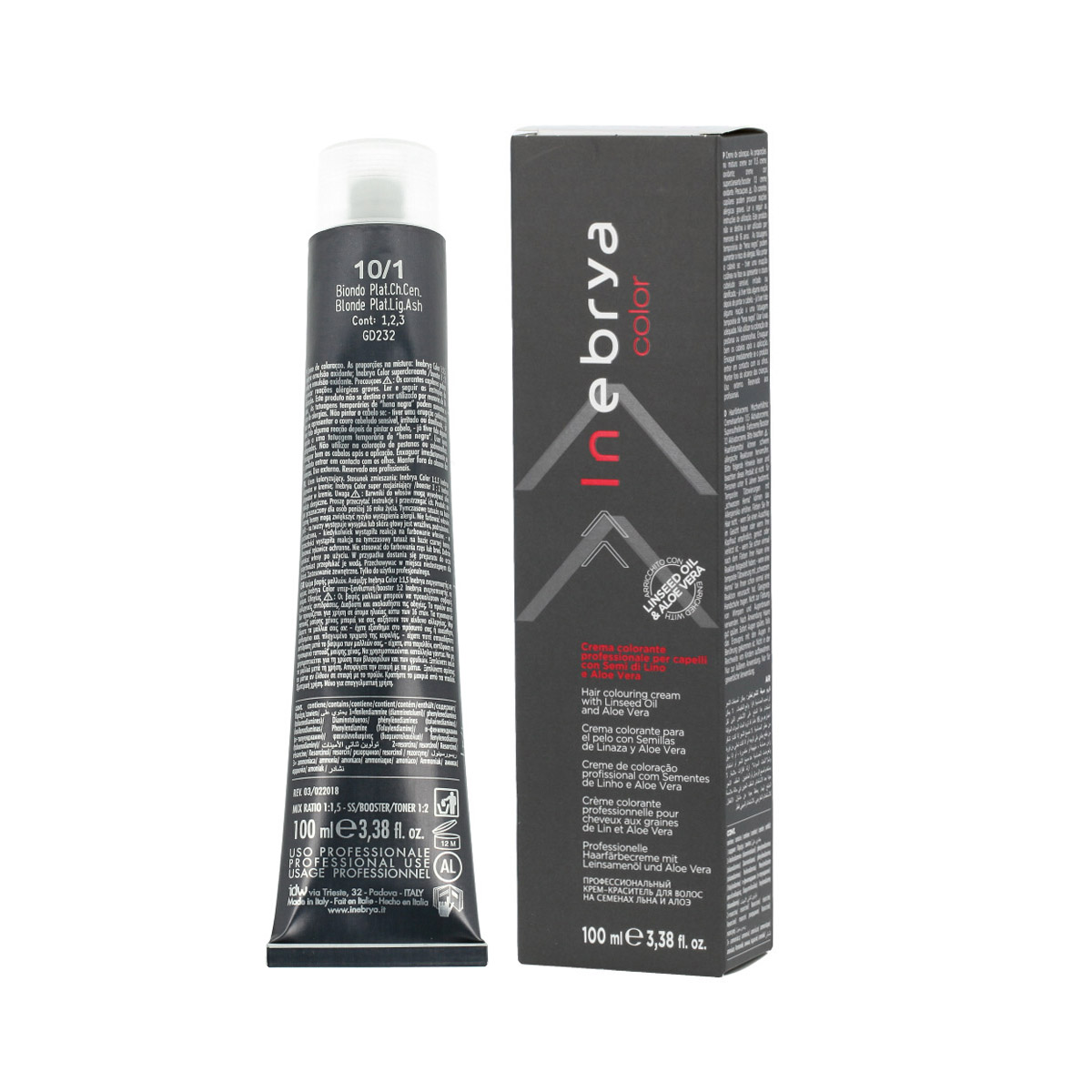 Inebrya Color 100ml plaukų dažai