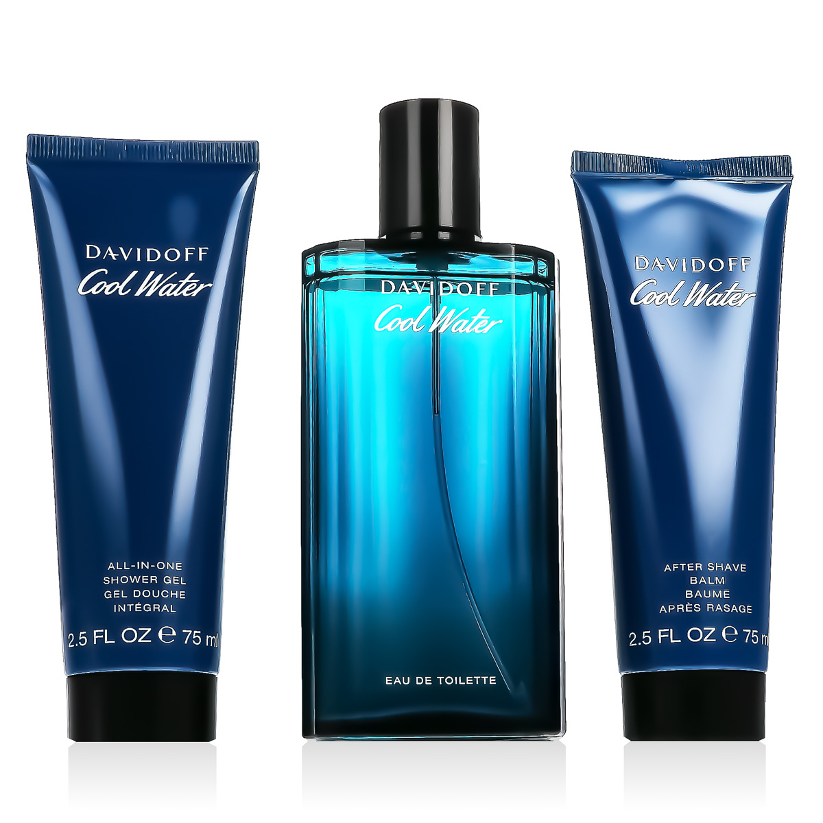 Davidoff Cool Water for Men Davidoff Cool Water for Men EDT 125 ml + ASB 75 ml + SG 75 ml (man) Kvepalai Vyrams Rinkinys