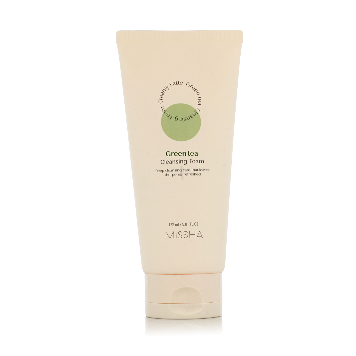 Missha Green Tea Cleansing Foam Makiažo valiklis Moterims