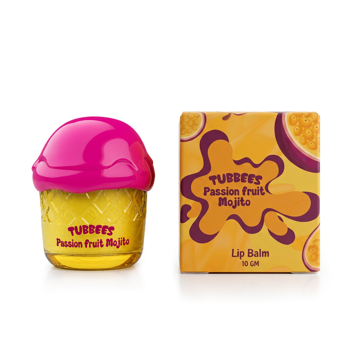 Grandeur Tubbees Passion Fruit Mojito 10g lūpų balzamas