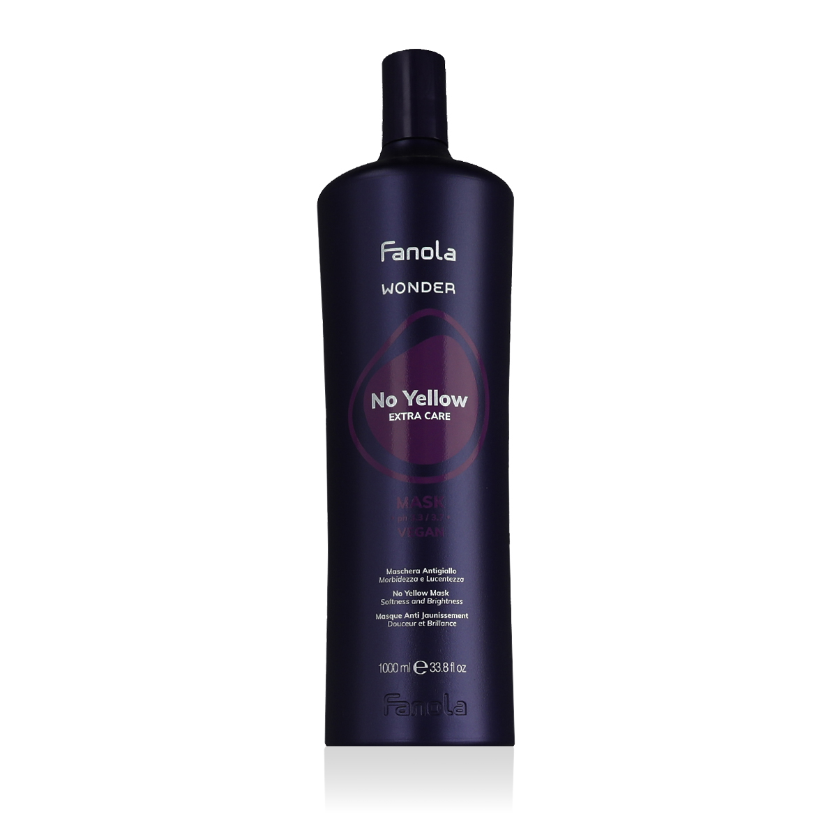 Fanola Wonder No Yellow Extra Care 1000ml plaukų kaukė