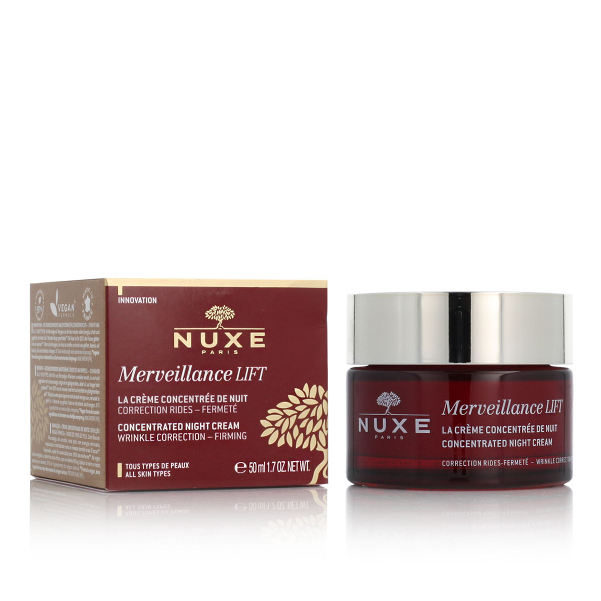 Nuxe Merveillance LIFT 50ml naktinis kremas