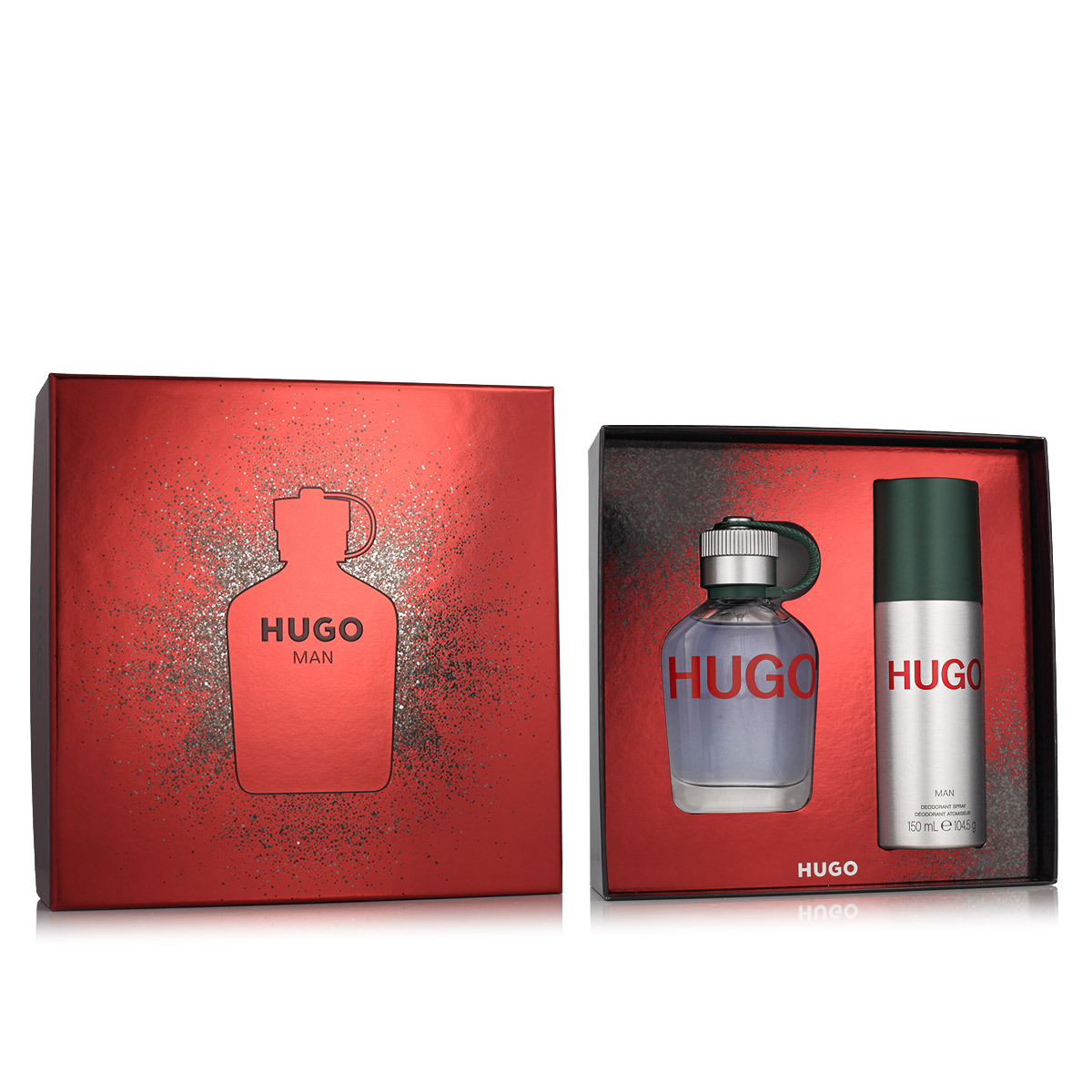 Hugo Boss Hugo Man 1St. Hugo Boss Hugo Man EDT 75 ml + DEO VAPO 150 ml (man) kvepalų mėginukas Vyrams Rinkinys