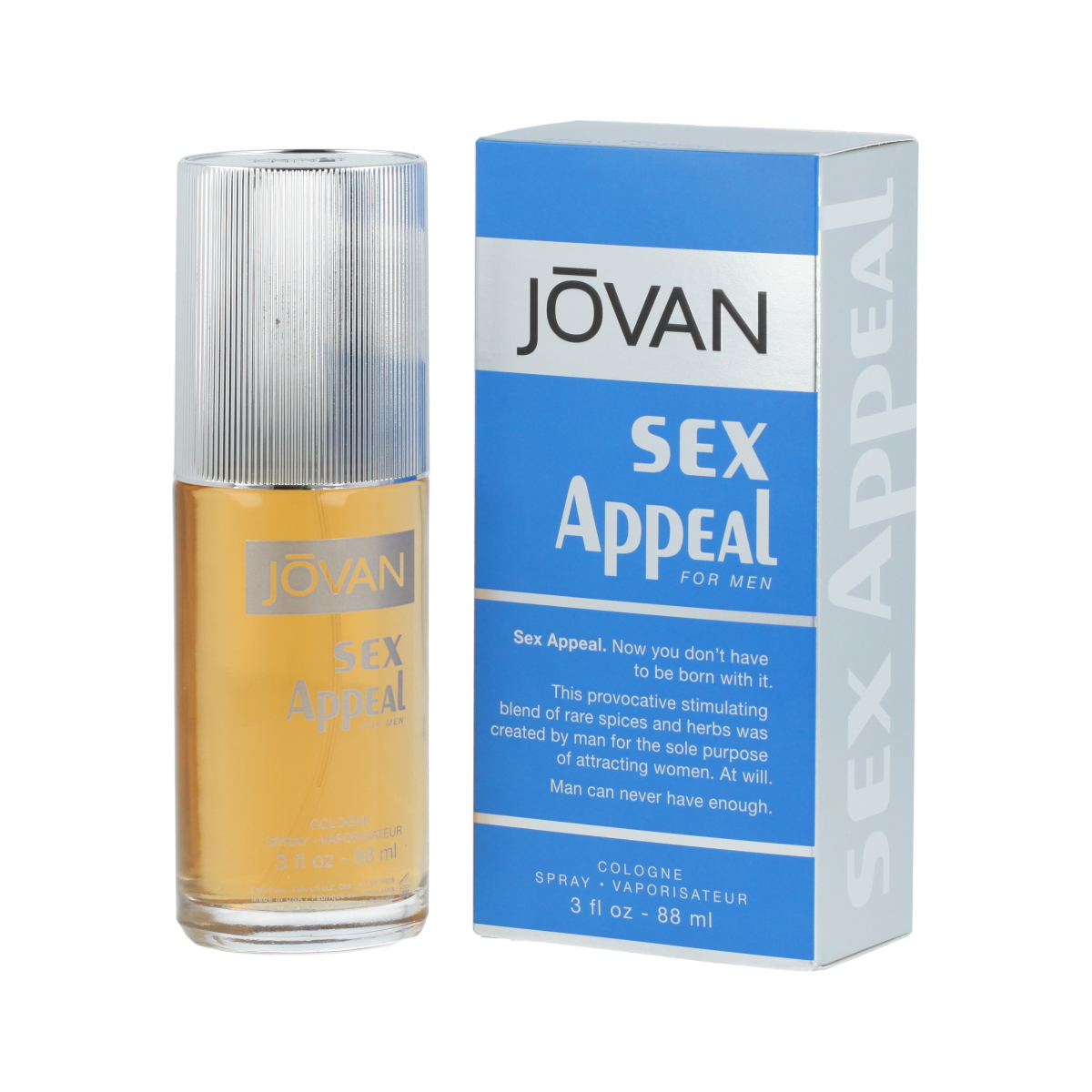 Jovan Sex Appeal 88ml Kvepalai Vyrams Cologne