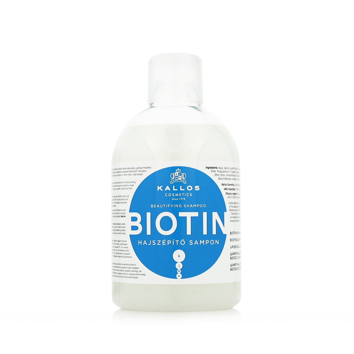 Kallos Cosmetics Biotin 1000ml &scaron;ampūnas
