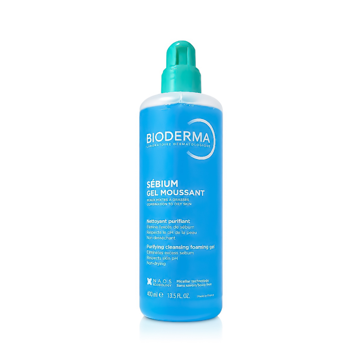 BIODERMA S&eacute;bium Purifying Cleansing Foaming Gel 400 ml 400ml makiažo valiklis