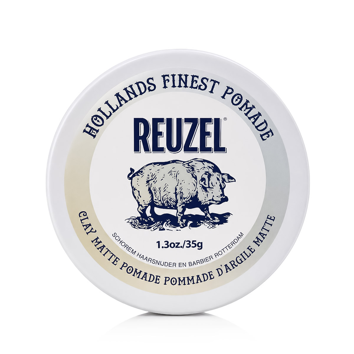 REUZEL Hollands Finest Pomade Clay Matte Pomade 35g fiksatorius plaukų modeliavimui