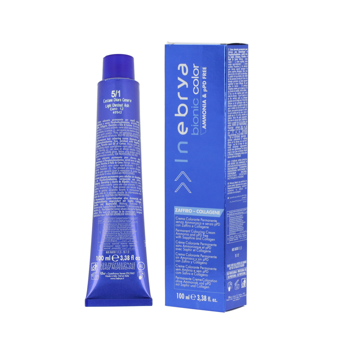 Inebrya Bionic Color 100ml plaukų dažai