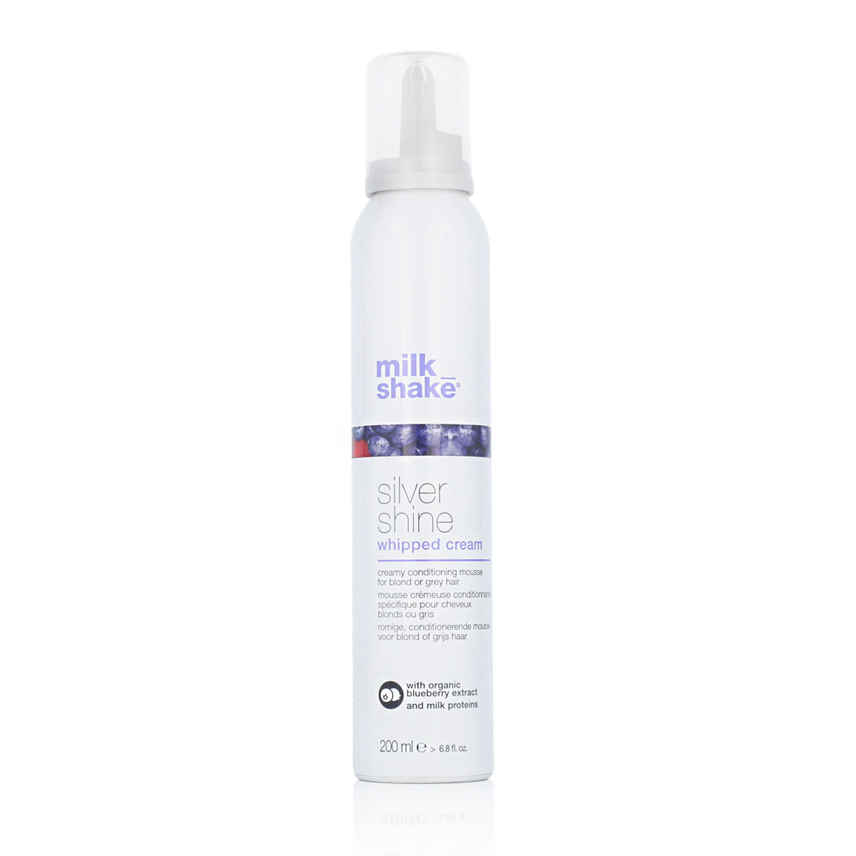Milk Shake Silver Shine 200ml plaukų putos