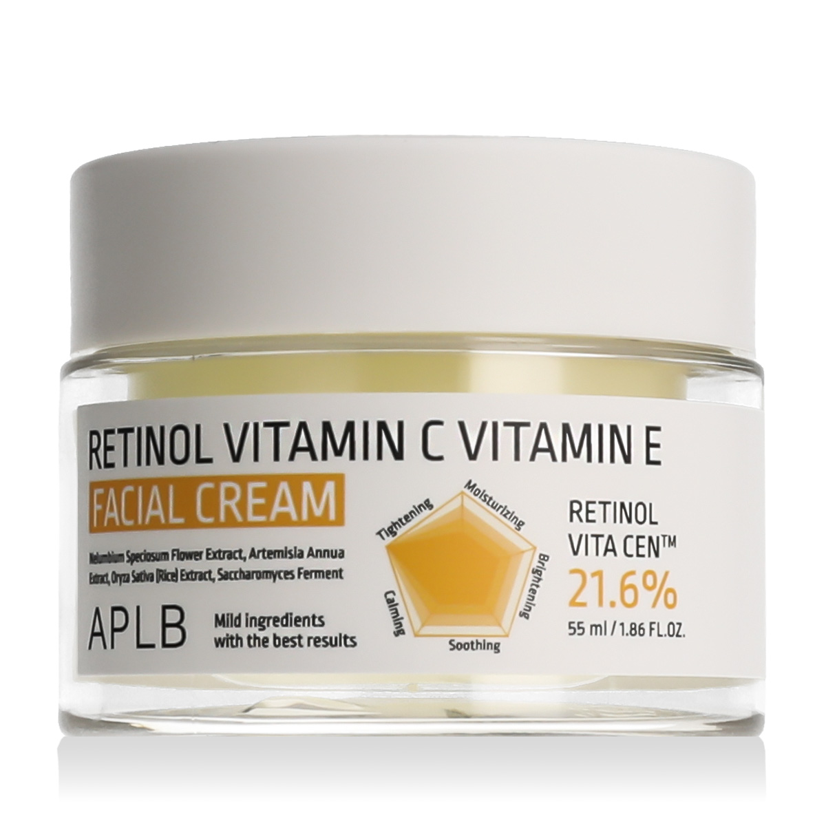 Aplb Retinol Vitamin C Vitamin E Facial Cream Dieninis veido kremas Unisex