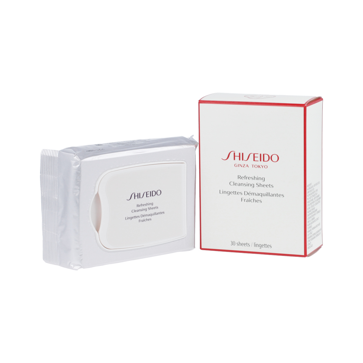 Shiseido Skin Care 30pcs drėgnos servetėlės