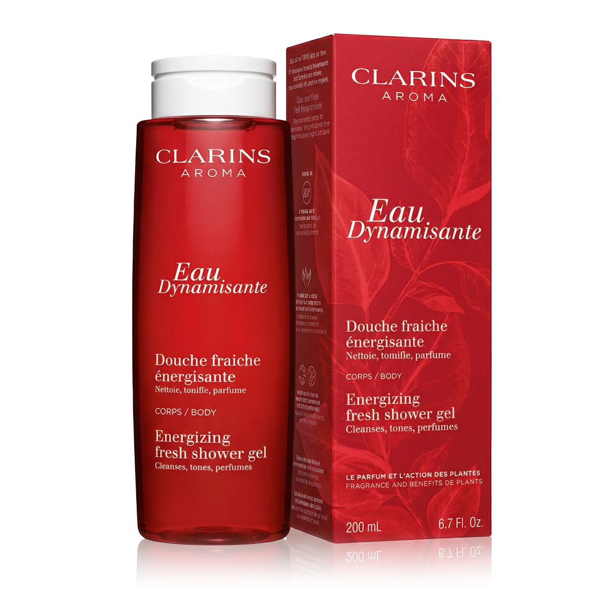 Clarins Aroma Eau Dynamisante Energizing Fresh Shower Gel Du&scaron;o gelis Du&scaron;o želė Moterims
