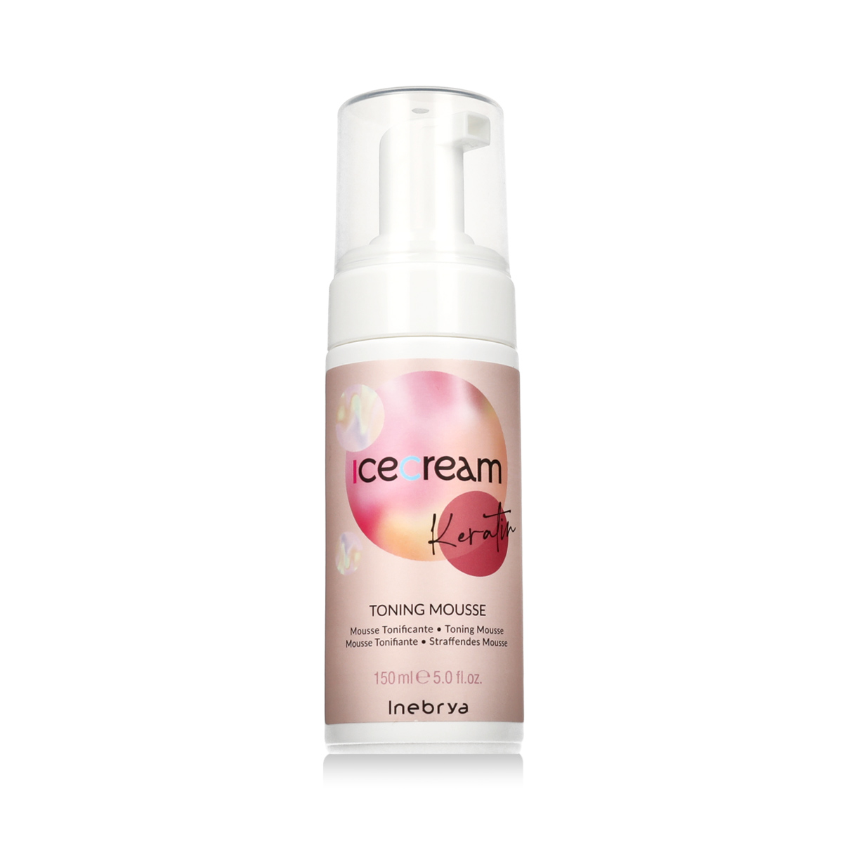 Inebrya Ice Cream Keratin 150ml plaukų putos