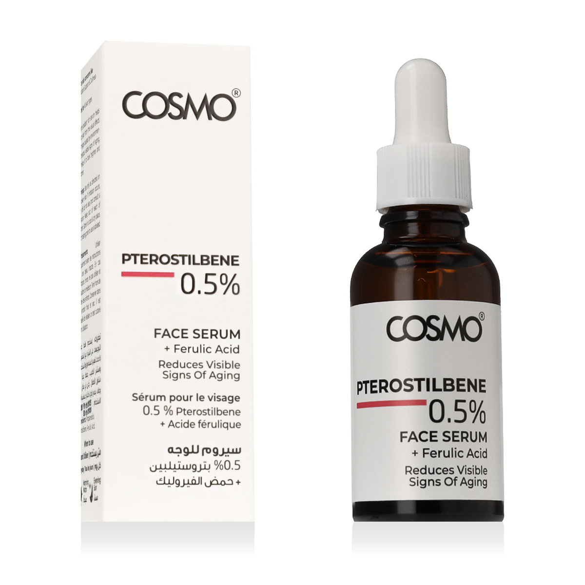 COSMO ADVANCED Face Serum 30ml veido losjonas