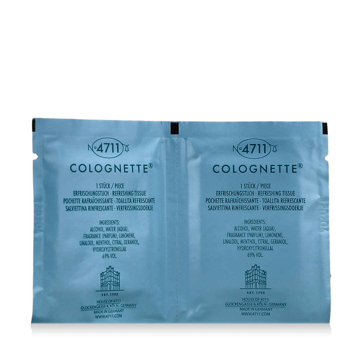 4711 Refreshing Lemon 20St. drėgnos servetėlės