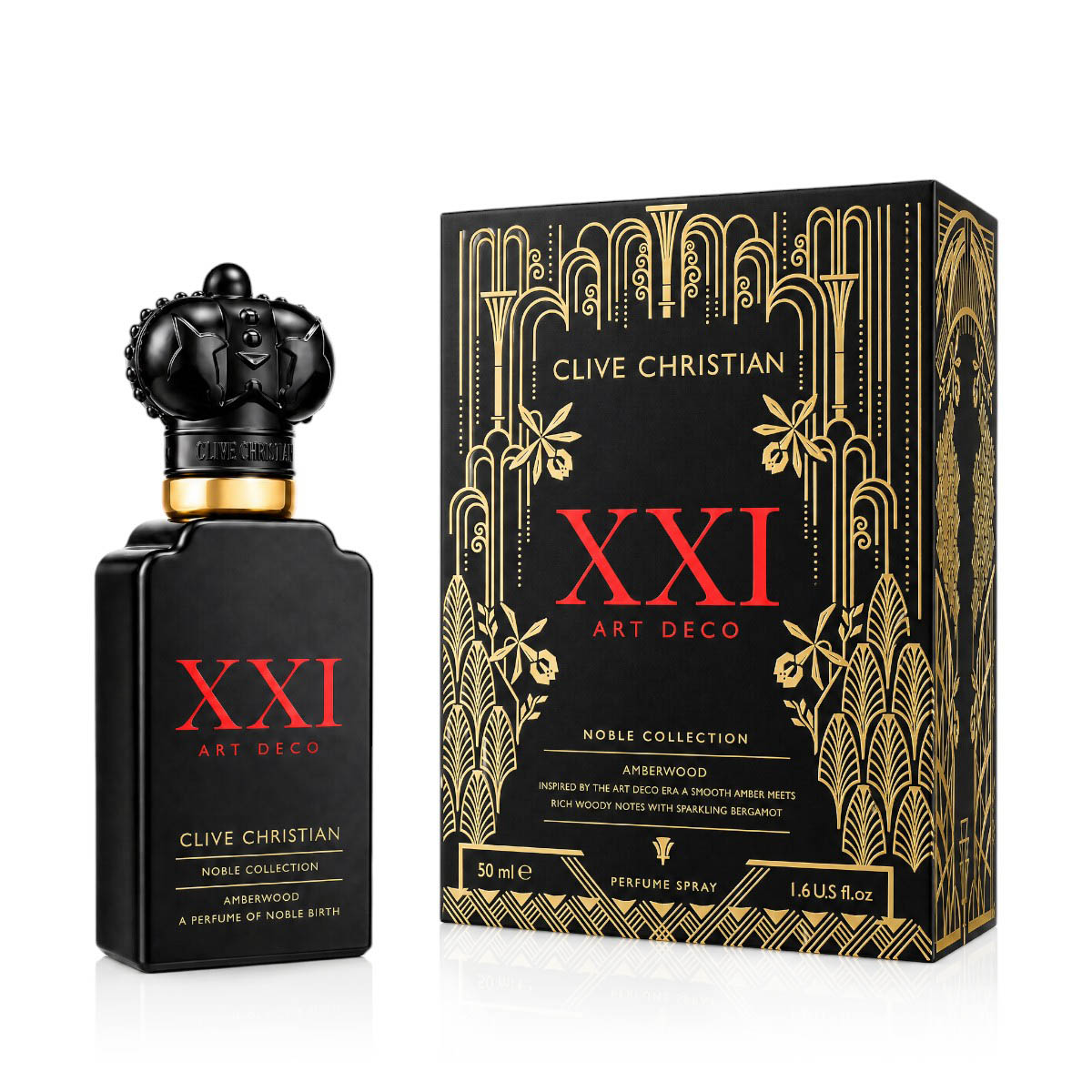 Clive Christian XXI Art Deco Amberwood 50ml NI&Scaron;INIAI kvepalai Unisex