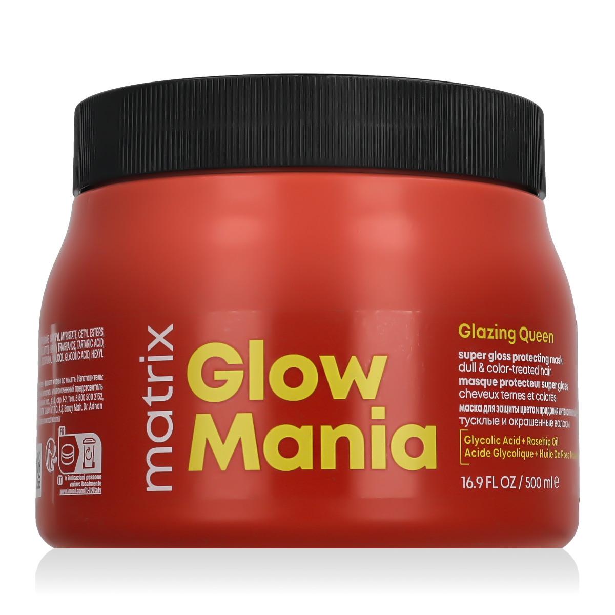 Matrix Glow Mania Glazing Queen Mask Plaukų kaukė Moterims