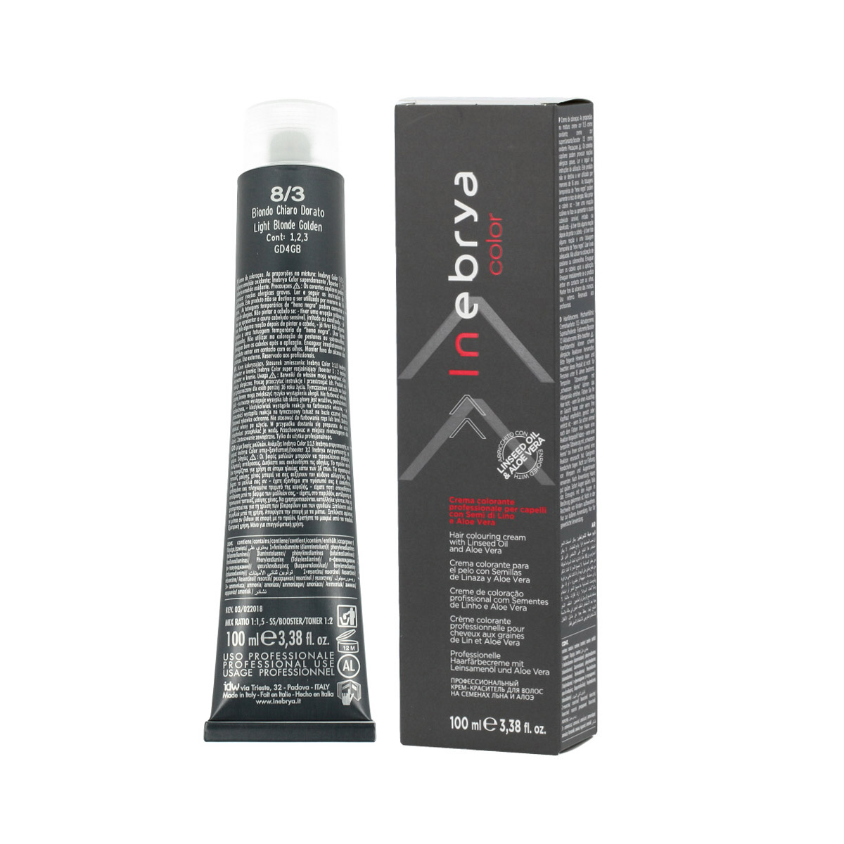 Inebrya Color 100ml plaukų dažai