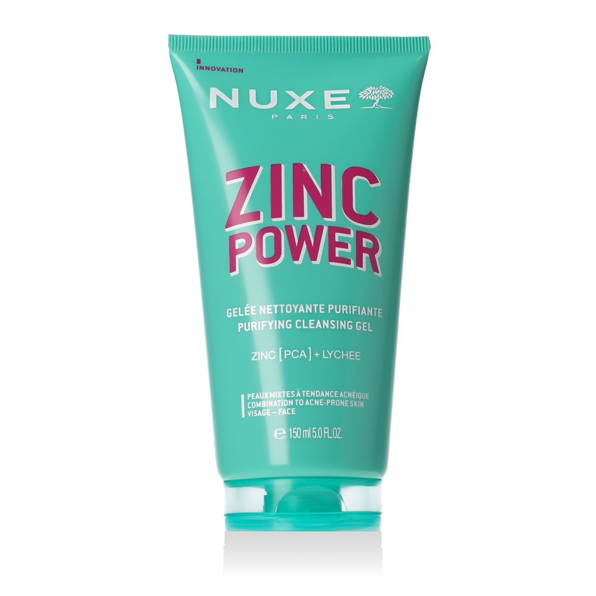Nuxe Zinc Power Purifying Cleansing Gel Gelinis prausiklis Makiažo valiklis Unisex