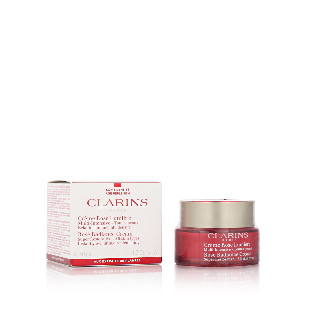 Clarins Rose Radiance Dieninis kremas Dieninis veido kremas Moterims
