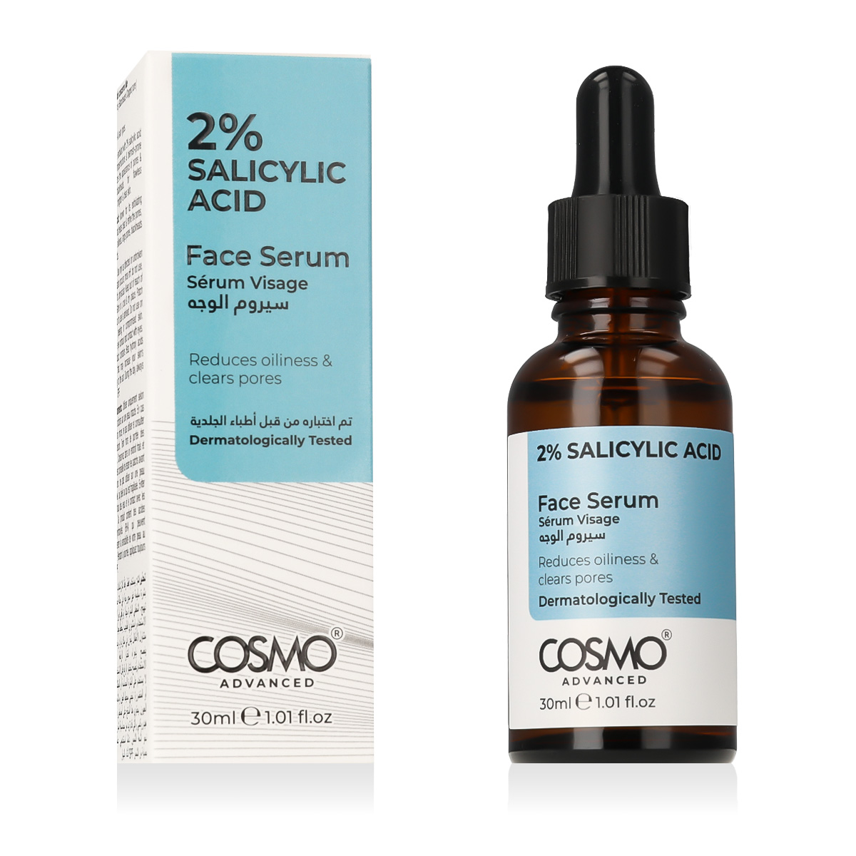 COSMO ADVANCED Face Serum 30ml veido losjonas