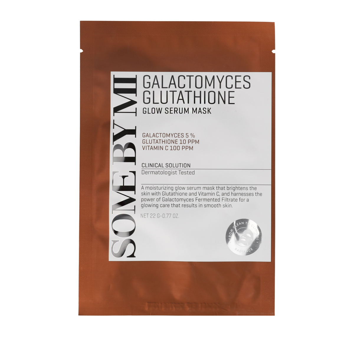 Some by mi Galactomyces Glutathione Glow Serum Mask Veido kaukė Drėkinamasis veido kremas Unisex