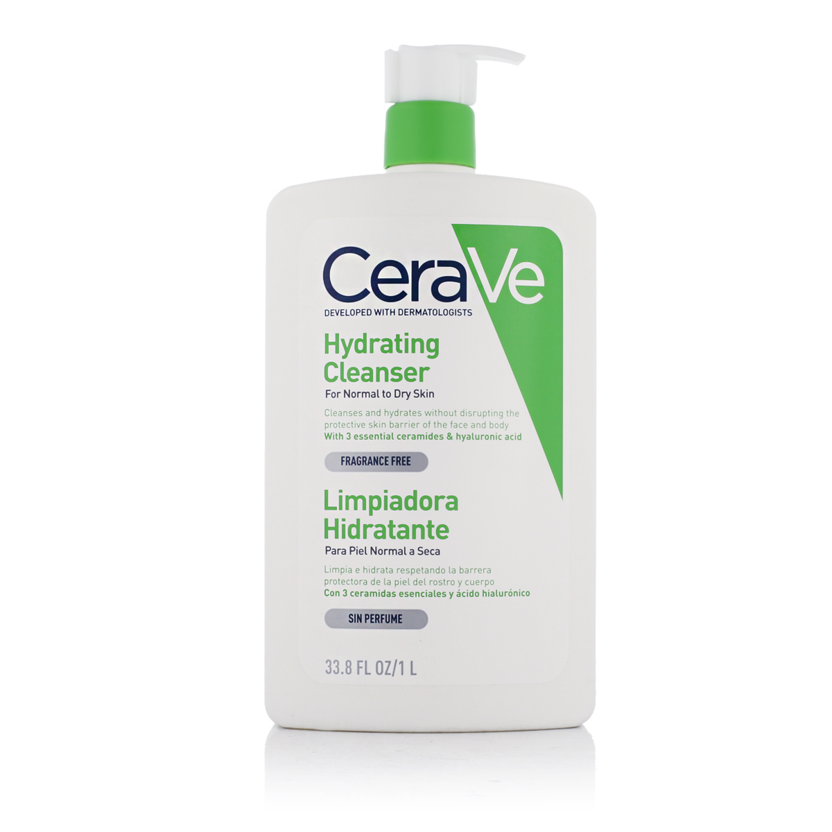 CeraVe Hydrating 1000ml veido emulsija