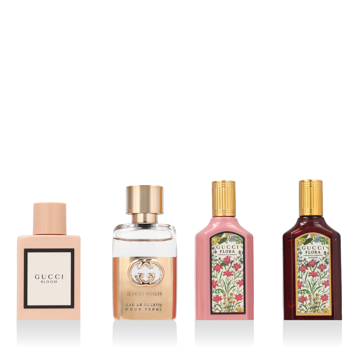 Gucci Miniaturen Set Gucci Set of Miniatures EDP MINI 3 x 5 ml + EDP MINI Intense 5 ml+ EDT MINI 5 ml W Kvepalai Moterims Rinkinys