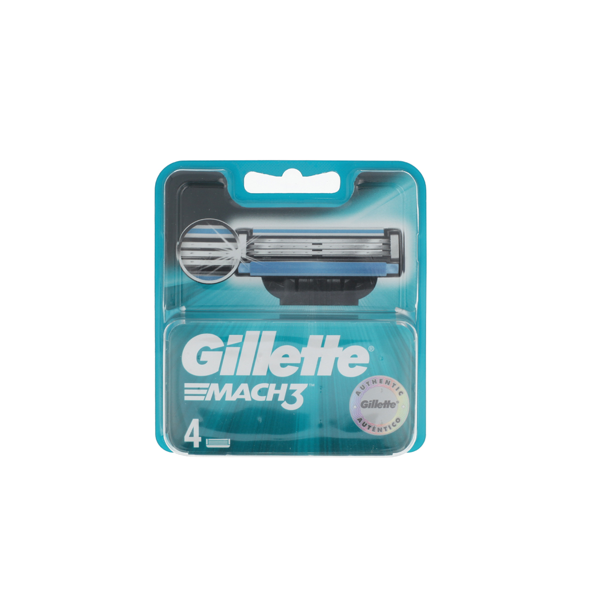 Gillette Mach 3 4pcs skustuvo galvutė