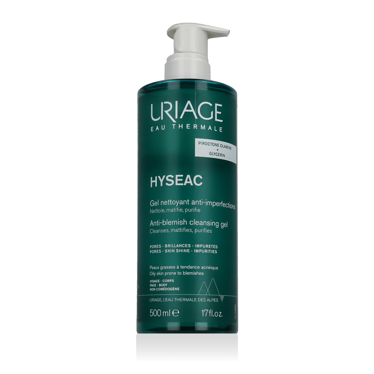Uriage Hyséac 500ml veido gelis Uriage Hyséac 500ml veido gelis