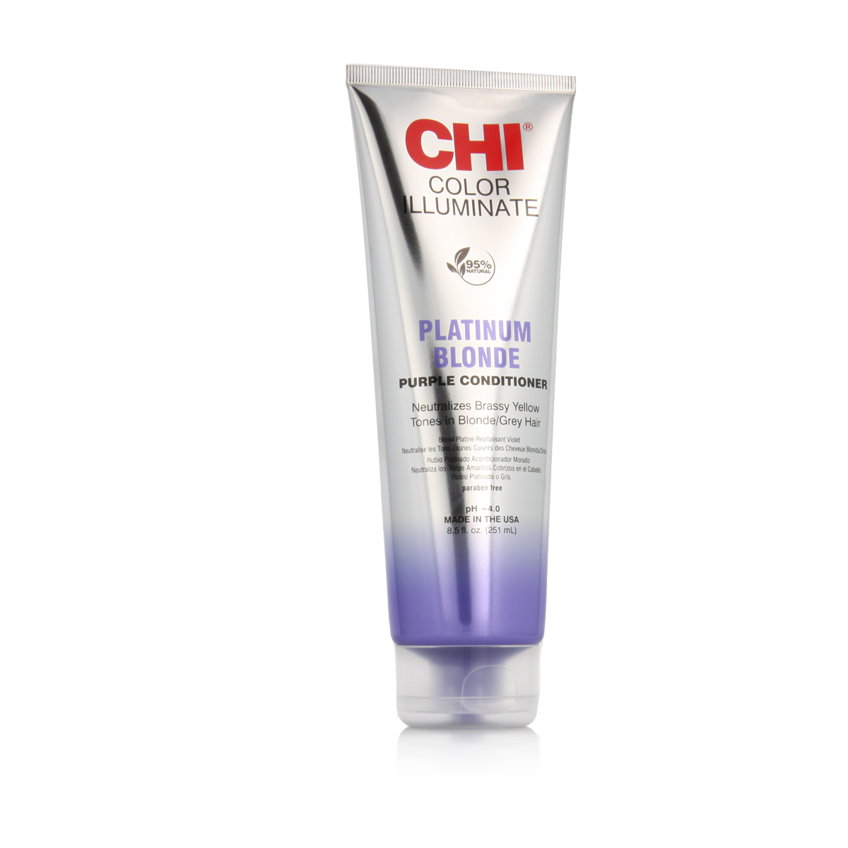Farouk Systems CHI Color Illuminate Platinum Blonde Purple Conditioner Plaukų kondicionierius Plaukų priemonė Moterims
