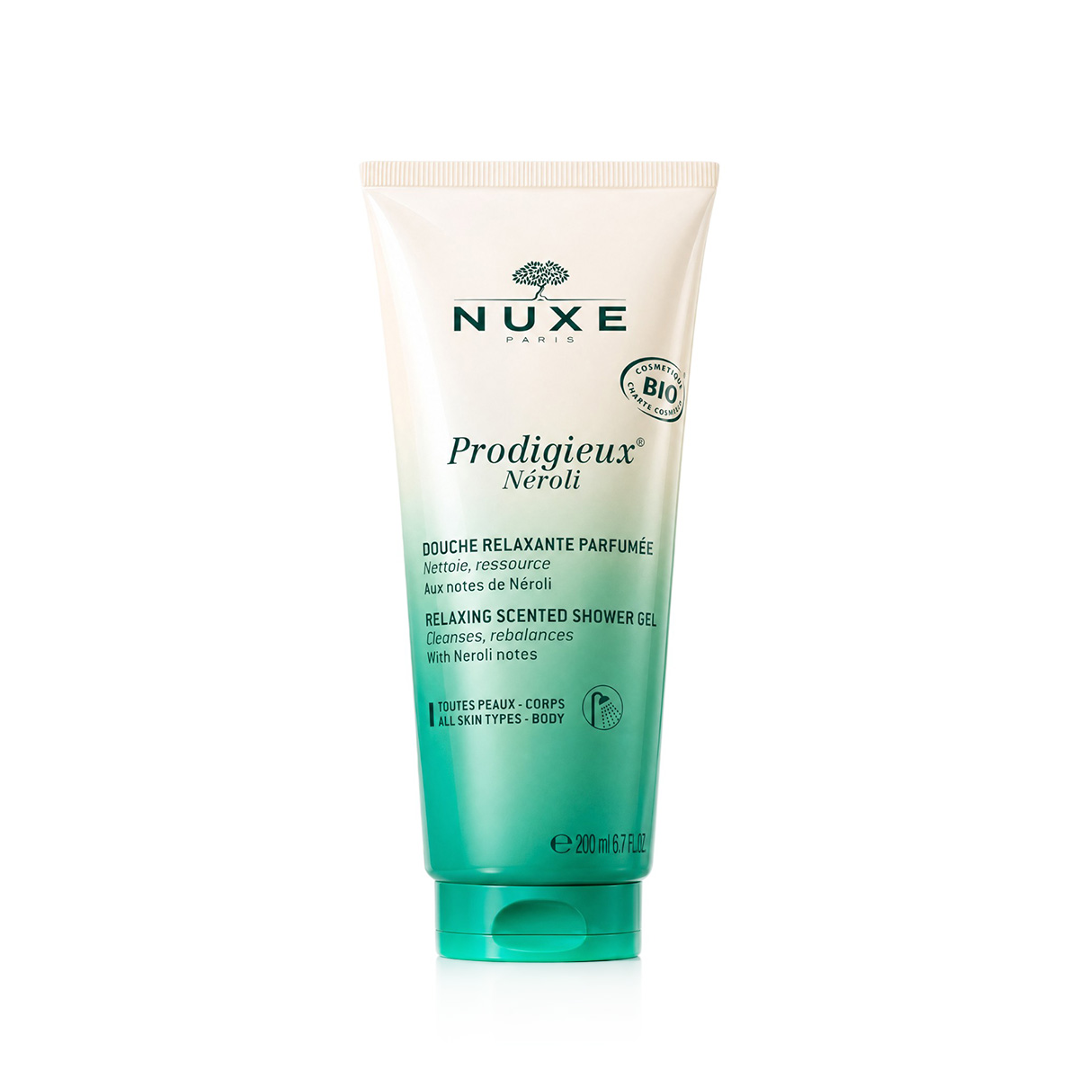 Nuxe Prodigieux N&eacute;roli Relaxing Scented Shower Gel Du&scaron;o gelis Du&scaron;o želė Moterims