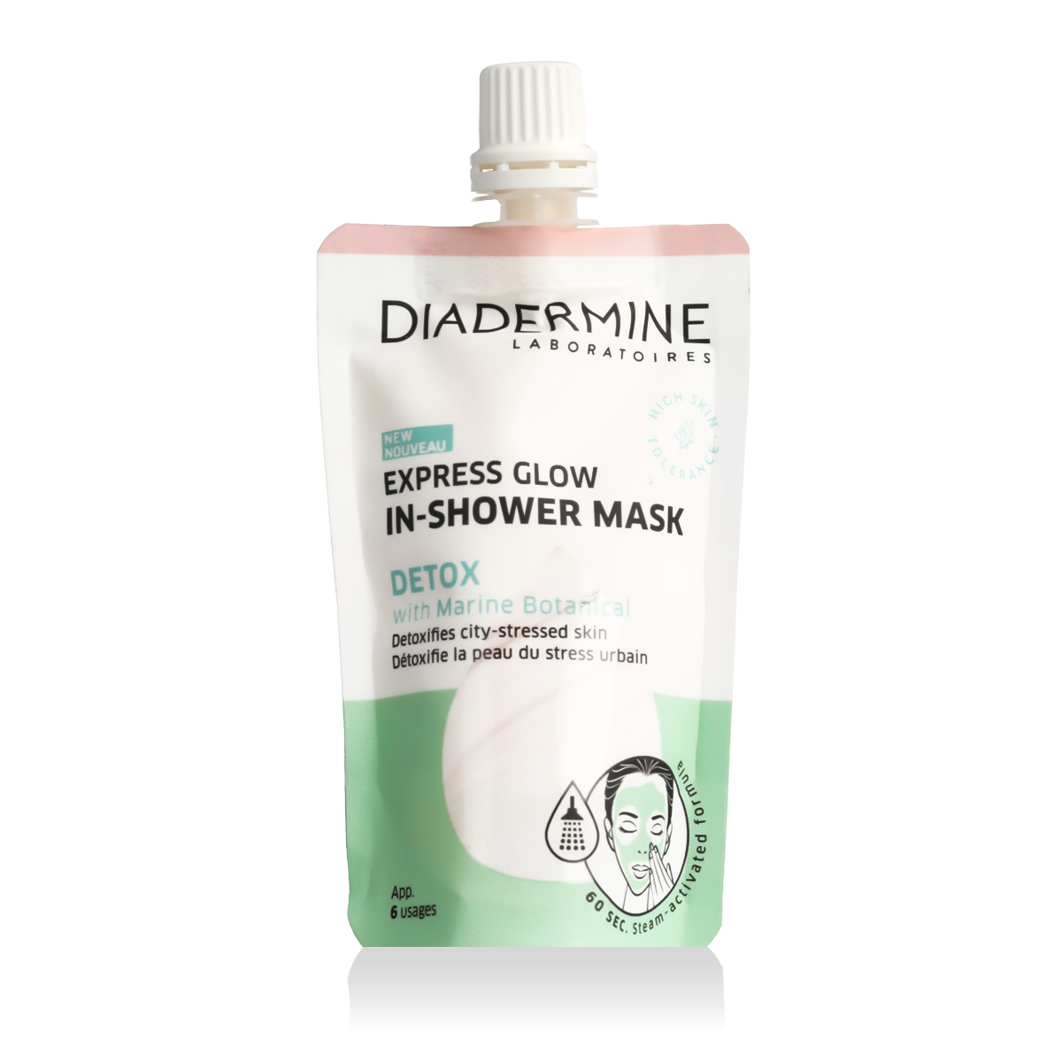 Diadermine Laboratoires Express Glow 50ml Veido kaukė