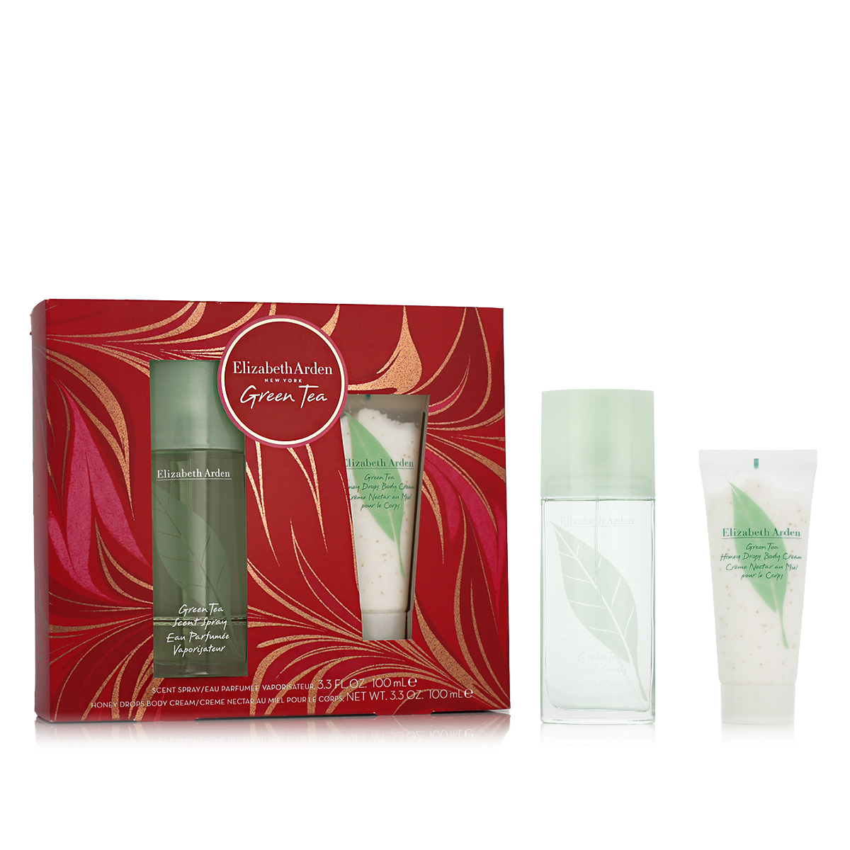 Elizabeth Arden Green Tea Elizabeth Arden Green Tea EDT 100 ml + BC Green Tea Honey Drops 100 ml (woman) Kvepalai Moterims Rinkinys