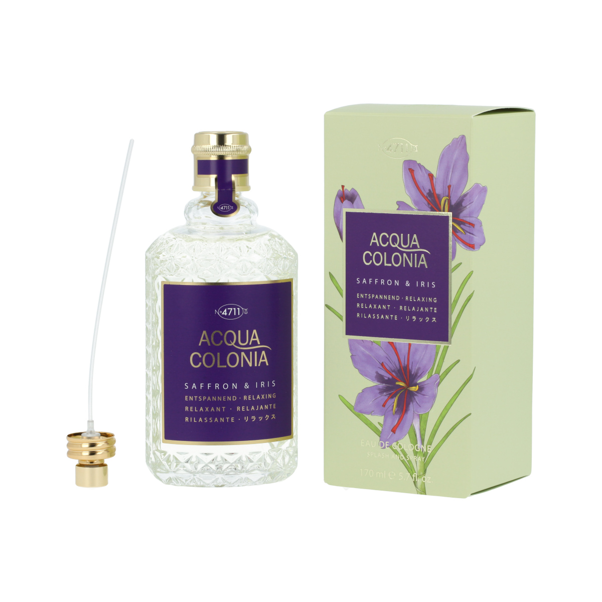 4711 Acqua Colonia Saffron & Iris 170ml Kvepalai Unisex Cologne