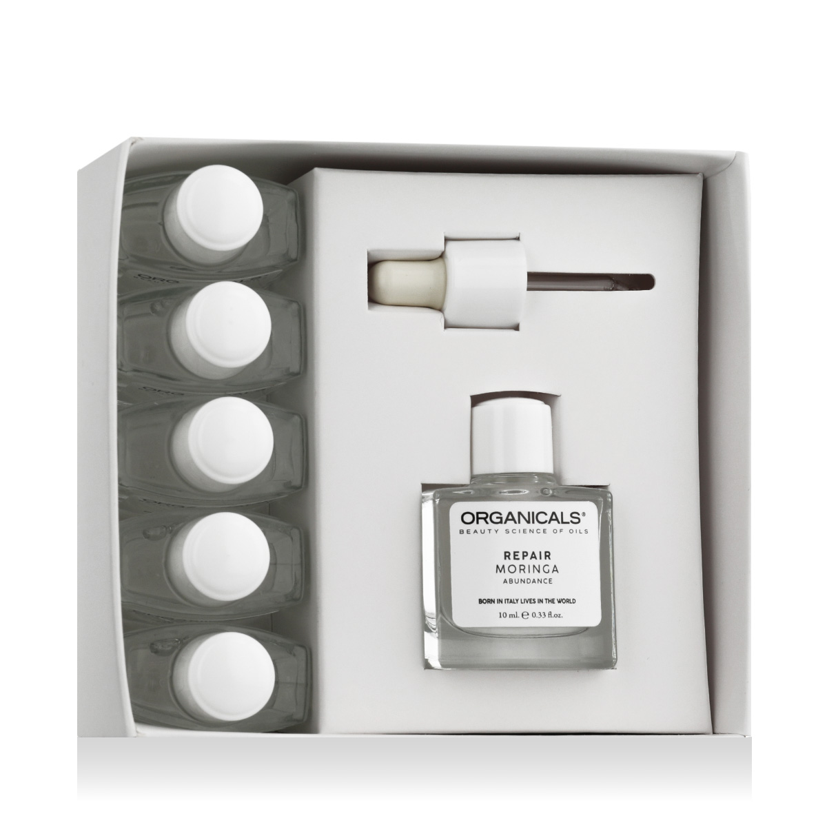 Organicals&reg; Organicals&reg; ABUNDANCE Moringa Repair 6 x10 ml 60ml plaukų serumas