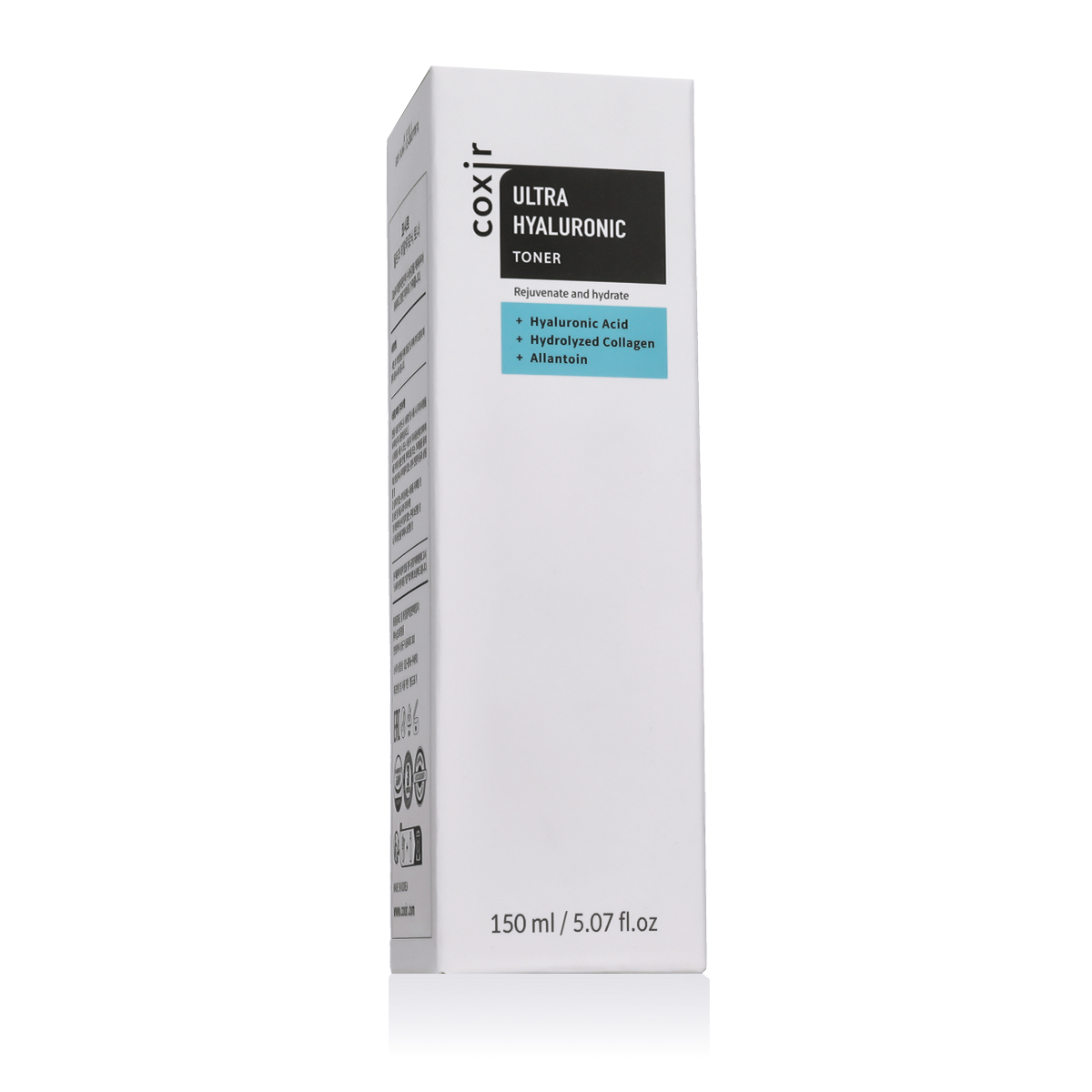 Coxir Ultra Hyaluronic 150ml valomasis vanduo veidui