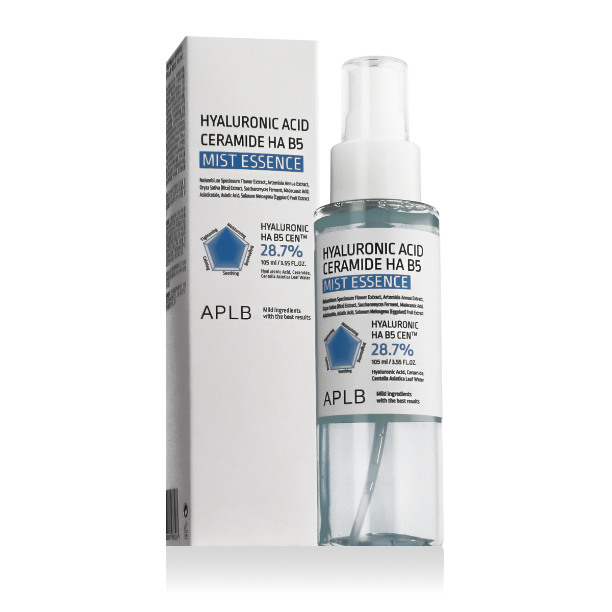 Aplb Hyaluronic Acid Ceramide HA B5 Mist Essence Veido dulksna Unisex