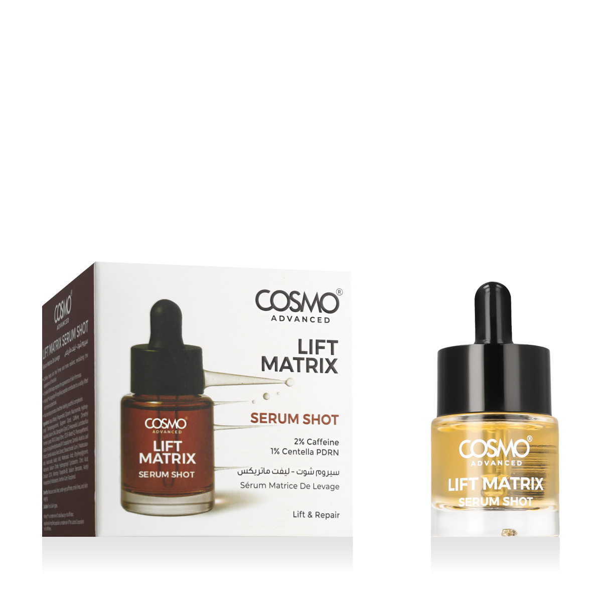 COSMO ADVANCED Serum Shot 15ml veido losjonas