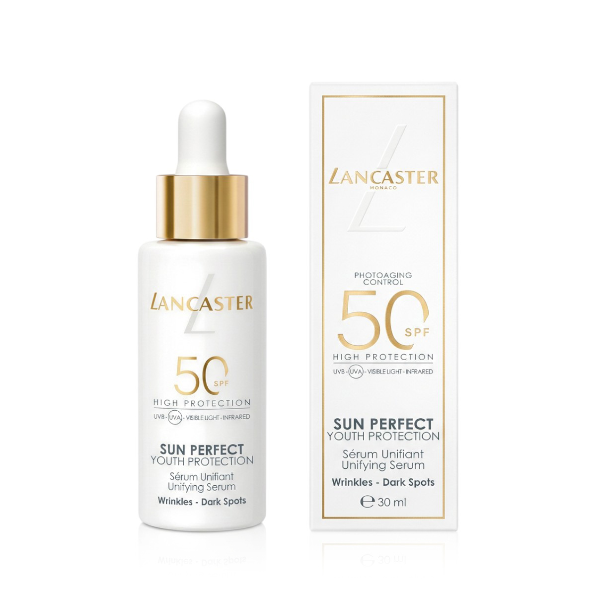 Lancaster Sun Perfect 30ml veido losjonas