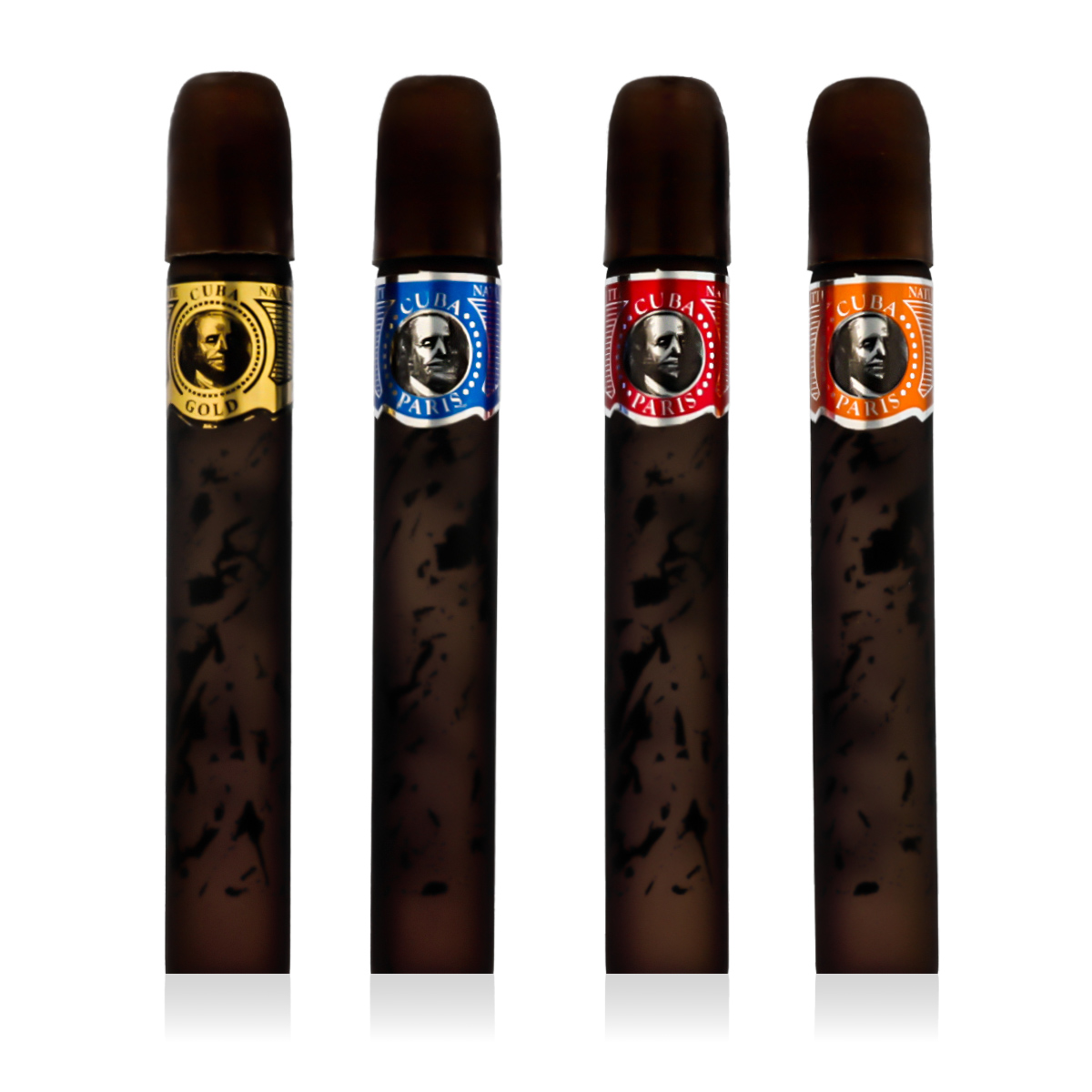 Cuba Miniaturen Set,Blue,Gold,Orange,Red Cuba Fragrance For Men Set EDT MINI 4 x 5 ml M Kvepalai Vyrams Rinkinys