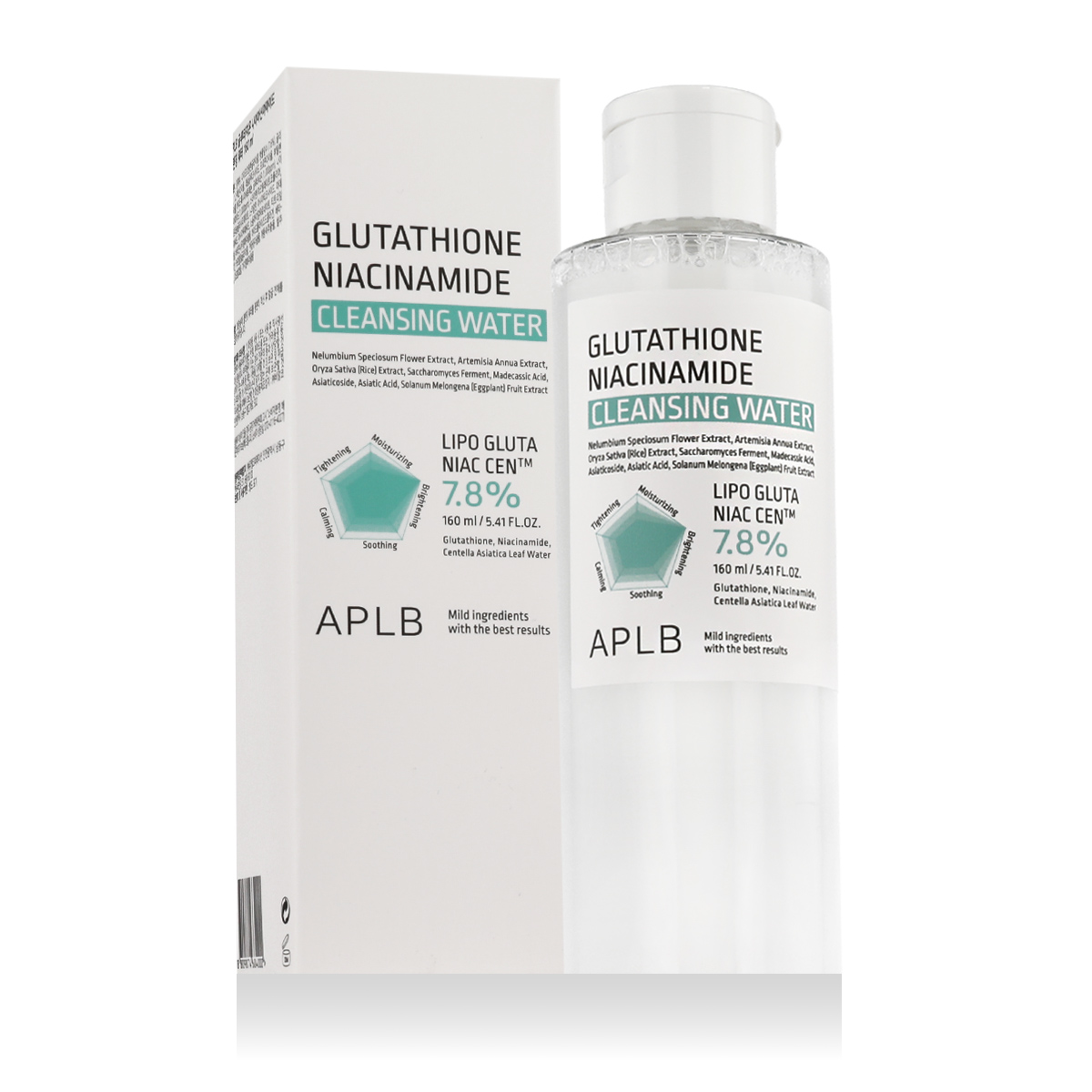 Aplb Glutathione Niacinamide Cleansing Water Micelinis valomasis vanduo Unisex