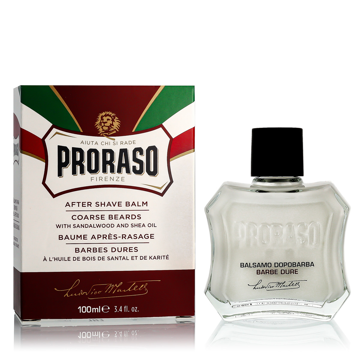 PRORASO Coarse Beards 100ml balzamas po skutimosi
